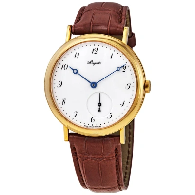 Breguet Classique White Dial 18kt Yellow Gold Men's Watch 5140ba/29/9w6 In Blue / Brown / Gold / White / Yellow