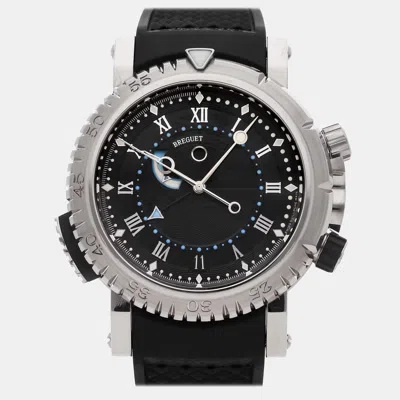 Pre-owned Breguet Marine Royale 5847bb/92/5zv In Black