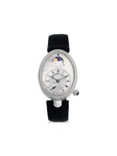 Pre-owned Breguet  Reine De Naples 36mm In Silver
