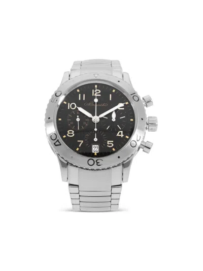 Pre-owned Breguet  Type Xx 40mm In Silver