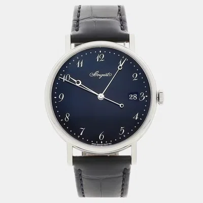 Pre-owned Breguet Classique 5177bb/2y/9v6 In Blue