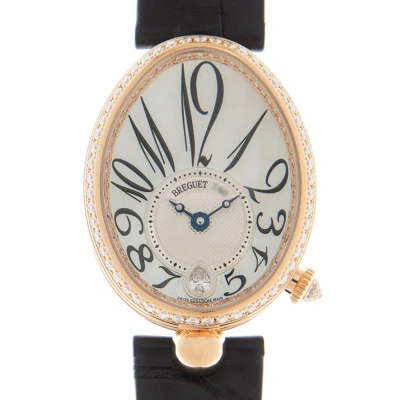 Breguet Reine De Naples Automatic Diamond White Dial Ladies Watch 8918br58964d00d3l In Black