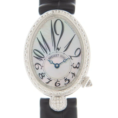 Breguet Reine De Naples Automatic Diamond White Dial Ladies Watch 8928bb5w944dd0d3l In Metallic