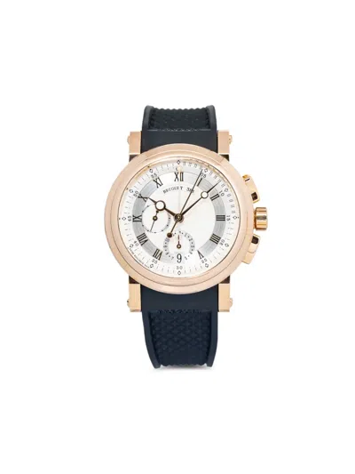Pre-owned Breguet Rose-gold 42mm In White