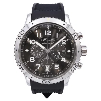 Pre-owned Breguet Stainless Steel Flyback Type Xxi Chronograph Mens Watch Ref. 3810 In Multiple