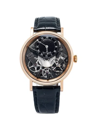 Pre-owned Breguet Tradition Skeleton 40mm Watch In Black