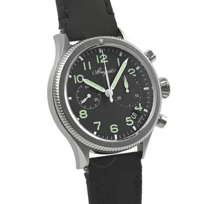 Breguet Type 20 Chronograph Automatic Black Dial Men's Watch 2057st/92/3wu