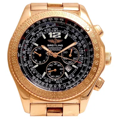 Pre-owned Breitling 18 Kt Solid Full Gold  B2 With Box & Papers In Multi