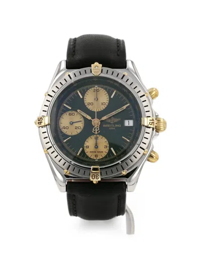 Pre-owned Breitling 1994 Chronomat 39mm Watch In Green