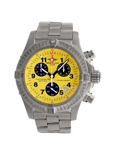 Pre-owned Breitling 2007 Avenger Chronograph 44mm Watch In Yellow