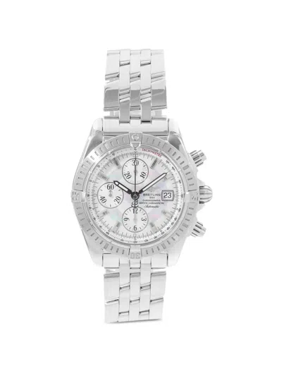 Pre-owned Breitling 2011 Chronomat Evolution 44mm Watch In White
