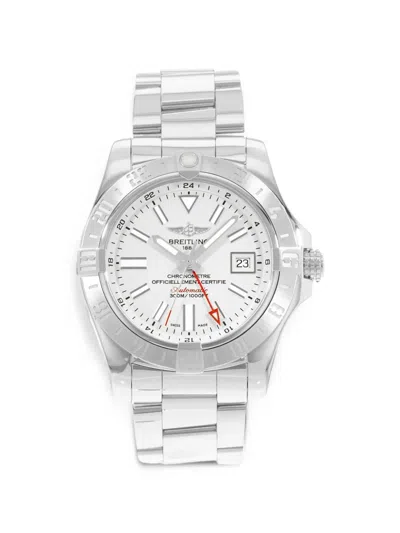 Pre-owned Breitling 2018 Avenger Ii 43mm Watch In White