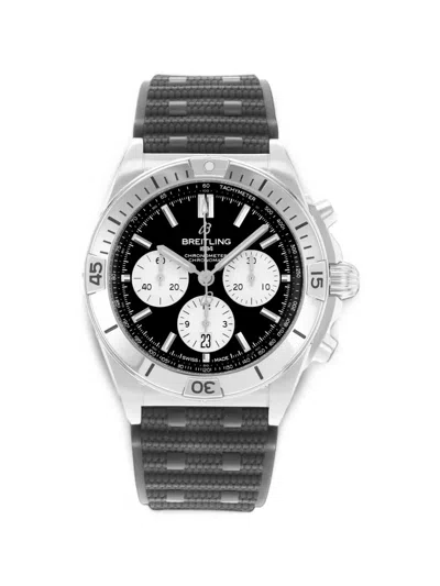 Pre-owned Breitling 2021 Chronomat 42mm Watch In Black