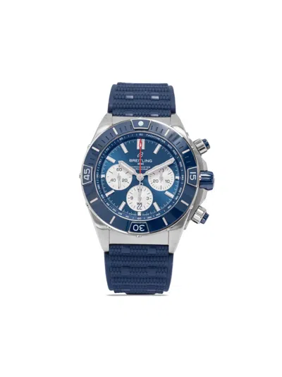 Pre-owned Breitling 2021  Chronomat 44mm In Blue