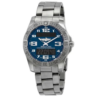 Breitling Aerospace Evo Alarm Chronograph Quartz Analog-digital Men's Watch E79363101c1e1 In Gray