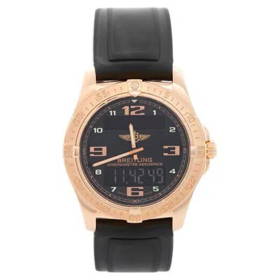 Pre-owned Breitling Aerospace Men's Rose Gold Limited Edition Watch R79362 In Red