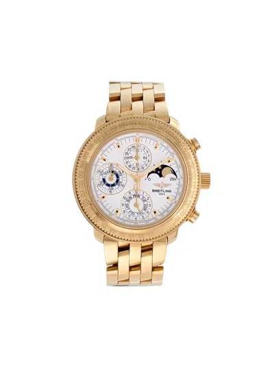 Pre-owned Breitling Astromat 40mm In White