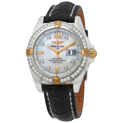 Breitling Automatic Diamond Watch B4935053/a594.724p.a18ba.1 In Black