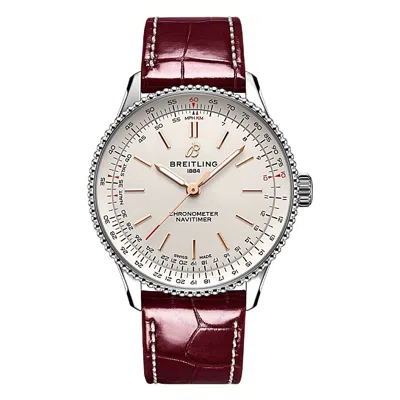 Breitling Automatic White Dial Ladies Watch A17327211g1p1 In Pink