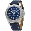 BREITLING BREITLING AVENGER 43 AUTOMATIC BLUE DIAL WATCH A17318101C1X1