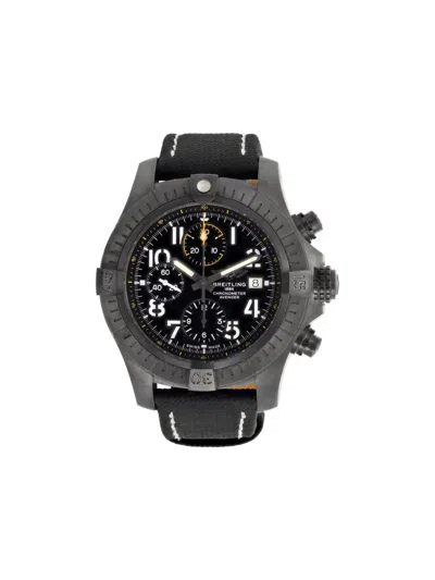 Pre-owned Breitling Avenger 45mm In Black