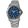 Breitling Avenger Automatic 42 Blue Dial Steel Bracelet Men's Watch A17328101c1a1 In Blue
