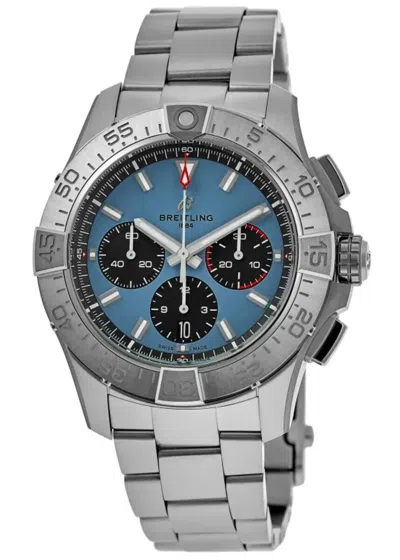 Pre-owned Breitling Avenger B01 Chronograph 44 Blue Dial Men's Watch Ab0147101c1a1