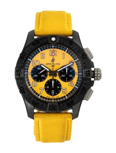 Pre-owned Breitling Avenger B01 Chronograph 44 Night Mission Watch In Multicolor