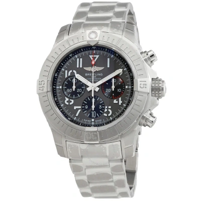 Breitling Avenger B01 Chronograph Automatic Chronometer Anthracite Dial Men's Watch Ab01821a1b1a1 In Anthracite / Black