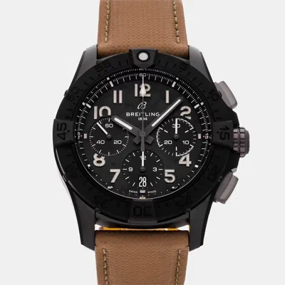 Pre-owned Breitling Avenger B01 Sb0146101b1x1 Black Ceramic Automatic Men's Watches 42mm