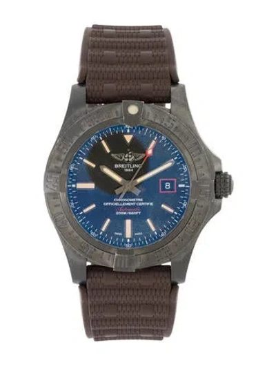 Pre-owned Breitling Avenger Blackbird Watch In Multi