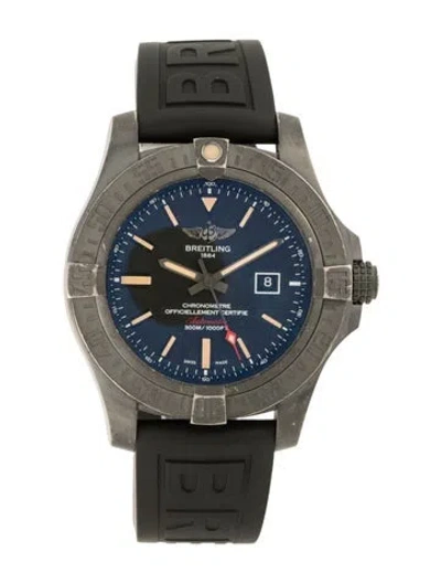 Pre-owned Breitling Avenger Blackbird Watch In Multicolor