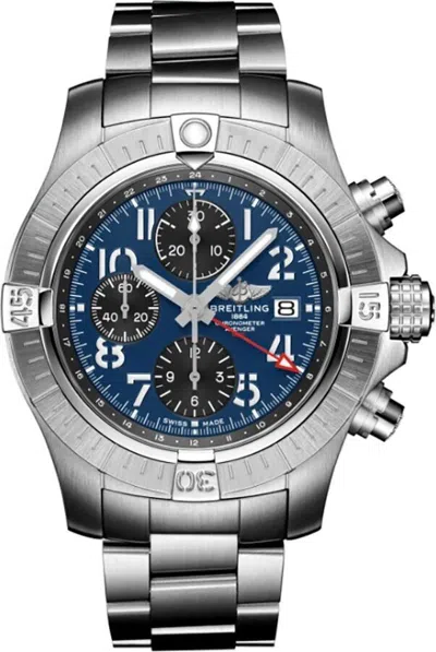 Pre-owned Breitling Avenger Buy Chronograph Gmt Travel Luxury Watch Dress On Sale