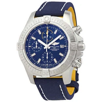 Pre-owned Breitling Avenger Chronograph Automatic Blue Dial Men's Watch A13317101c1x2