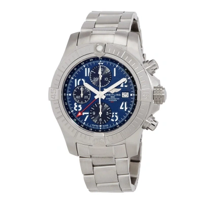 Breitling Avenger Chronograph Gmt Automatic Blue Dial Men's Watch A24315101c1a1