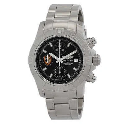 Pre-owned Breitling Avenger Chronograph "fursan Al Emarat" Automatic Chronometer Black