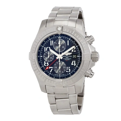 Breitling Avenger Chronograph Gmt Automatic Chronometer Black Dial Men's Watch A24315101b1a1