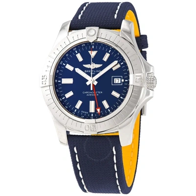 Breitling Avenger Gmt 45 Automatic Blue Dial Men's Watch A32395101c1x1