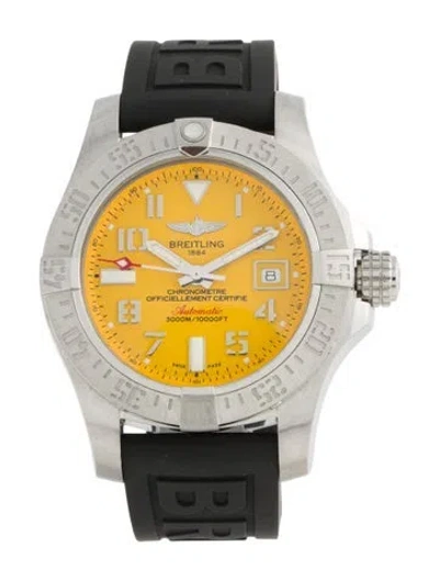 Pre-owned Breitling Avenger Ii 45 Seawolf Watch In Multi