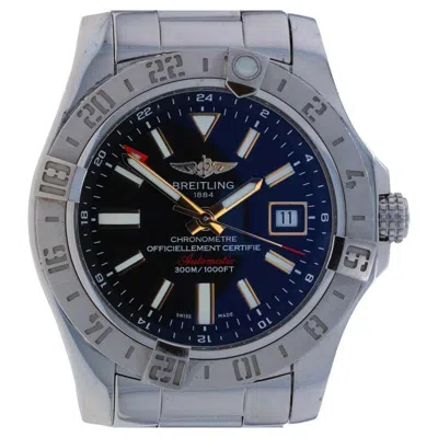 Pre-owned Breitling Avenger Ii Gmt Men's Watch A3239011 - Automatic 1 Yr Wnty In Multi