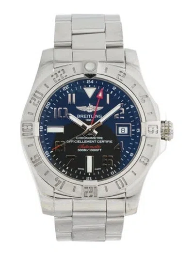 Pre-owned Breitling Avenger Ii Gmt Watch, 43mm In Multi