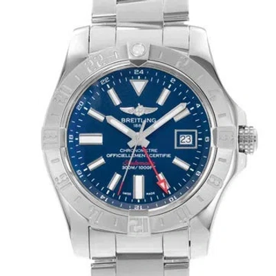 Pre-owned Breitling Avenger Ii Gmt Watch, 43mm In Multicolor
