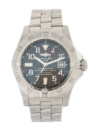 Pre-owned Breitling Avenger Ii Seawolf Watch, 45mm In Multi
