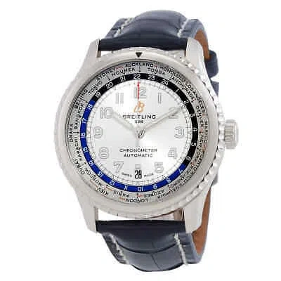 Pre-owned Breitling Aviator 8 - Navitimer 8 Automatic Chronometer Silver Dial Men's Watch