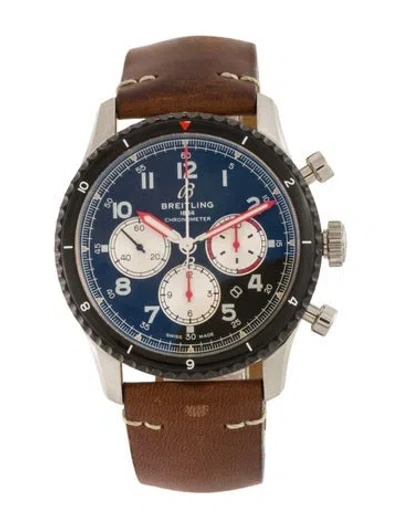 Pre-owned Breitling Aviator 8 B01 Curtiss Warhawk Steel Watch, 43mm In Multi