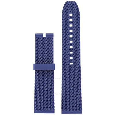 Breitling Blue Mesh Rubber Strap 22mm