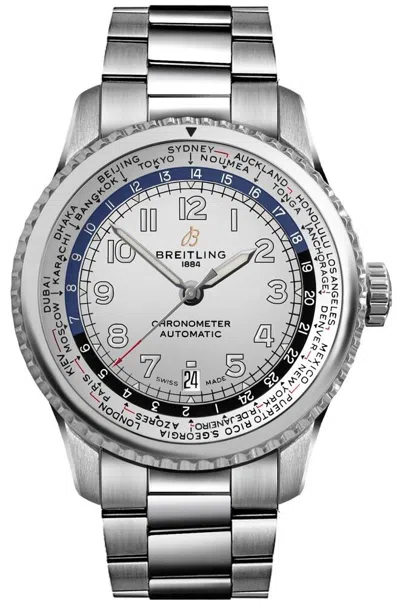 Pre-owned Breitling Buy  Aviator 8 B35 Automatic Steel Mens Luxury Watch Ab3521u01g1a1