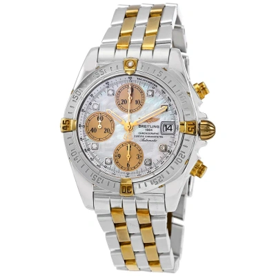 Breitling Chrono Cockpit Chronograph Automatic Chronometer Diamond Men's Watch B1335812/a580.361d In Gold