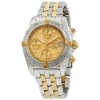 BREITLING BREITLING CHRONO COCKPIT CHRONOGRAPH AUTOMATIC GOLD DIAL MEN'S TWO TONE WATCH B1335812/H505.361D