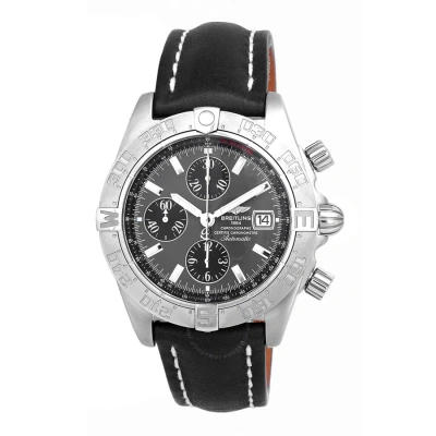 Breitling Chronograph Automatic Grey Dial Men's Watch A1336410/f517.436x.a20dsa.1 In Black